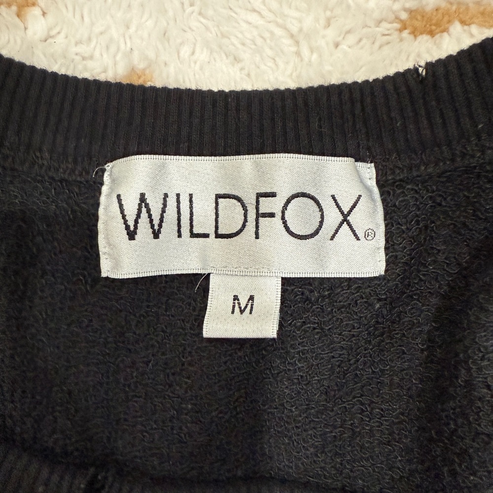 Black 'Monday Mourning' Long Sleeve Cropped Sweatshirt - Picture 4 of 6